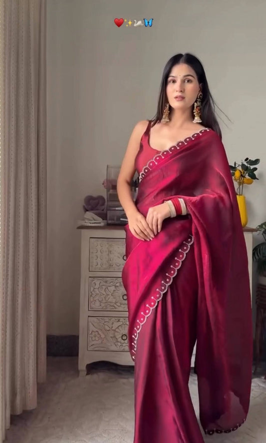 Maharani Zarkan saree
