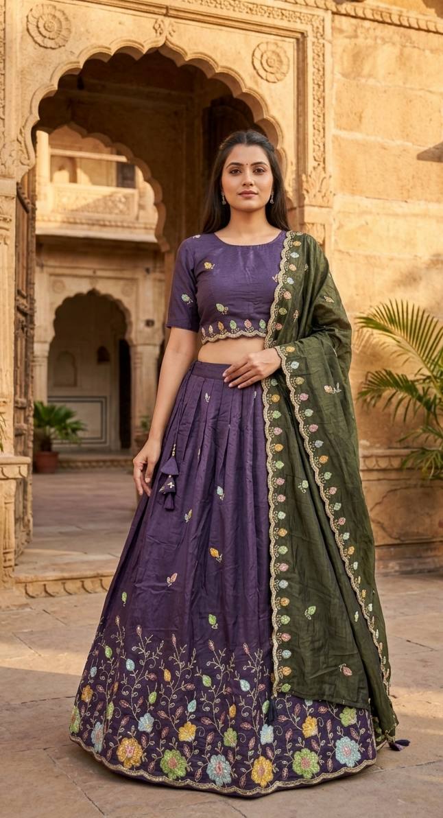 ANANYA PURPLE LEHENGA