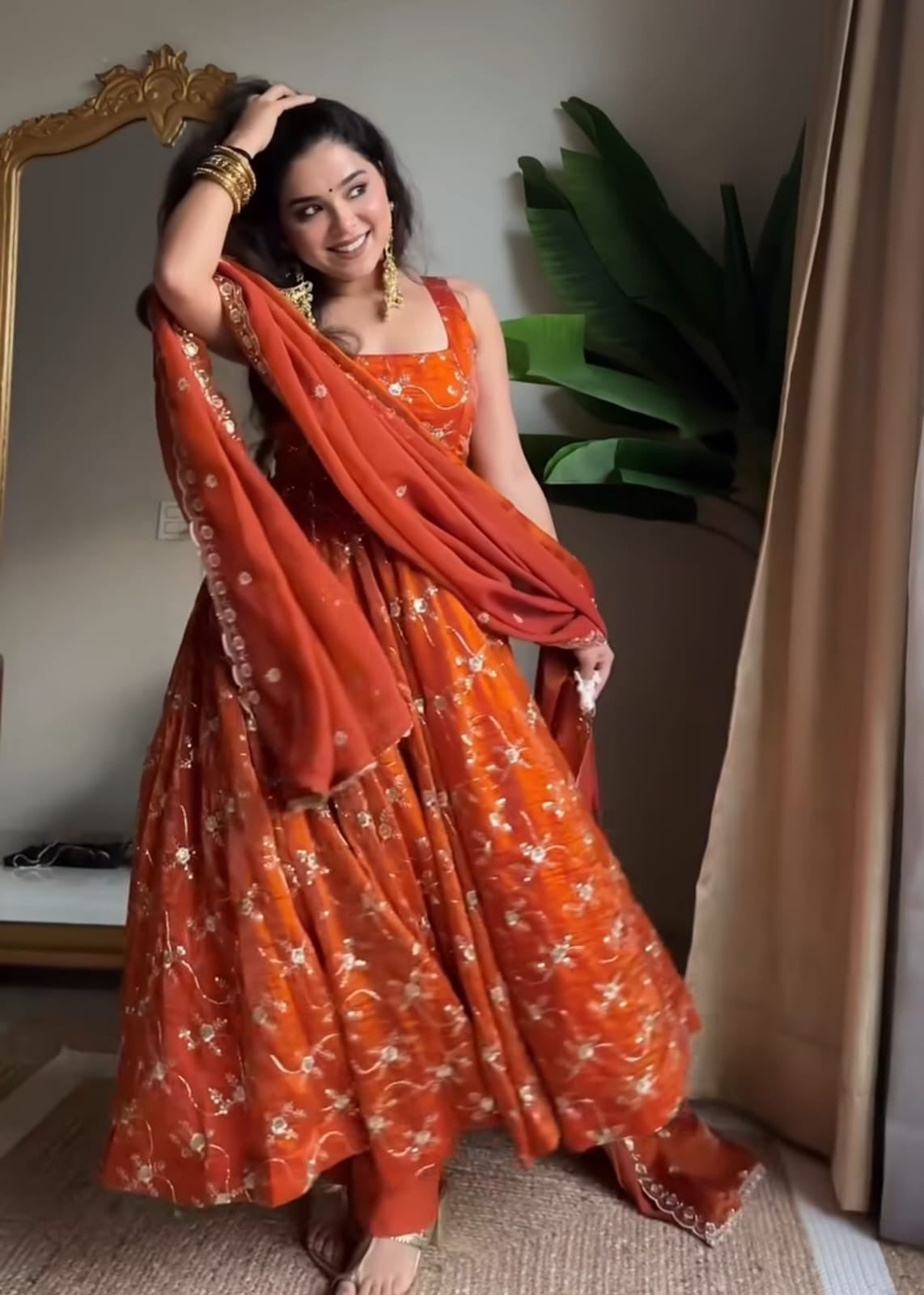 Reshma Embroidery Anarkali Suit