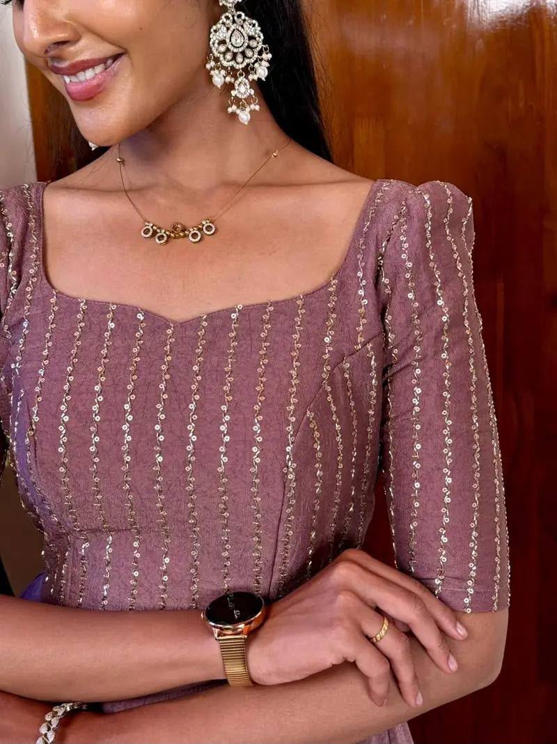 MANIKA BEIGE ANARKALI