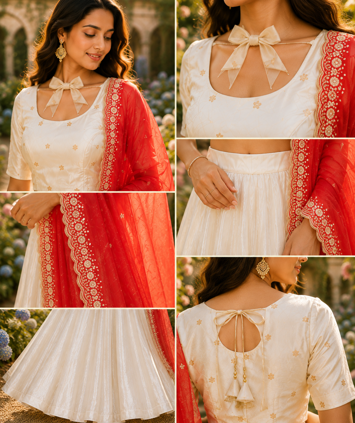 Mythili Orange lehenga