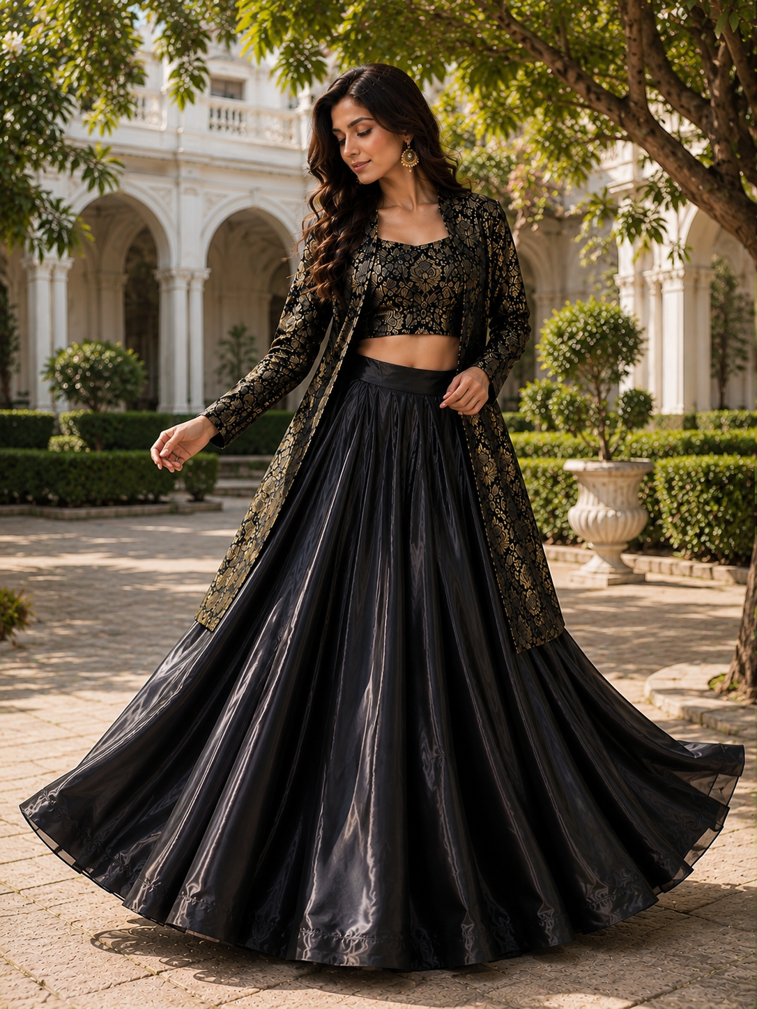SHABNAM LEHENGA INDOWASTERN