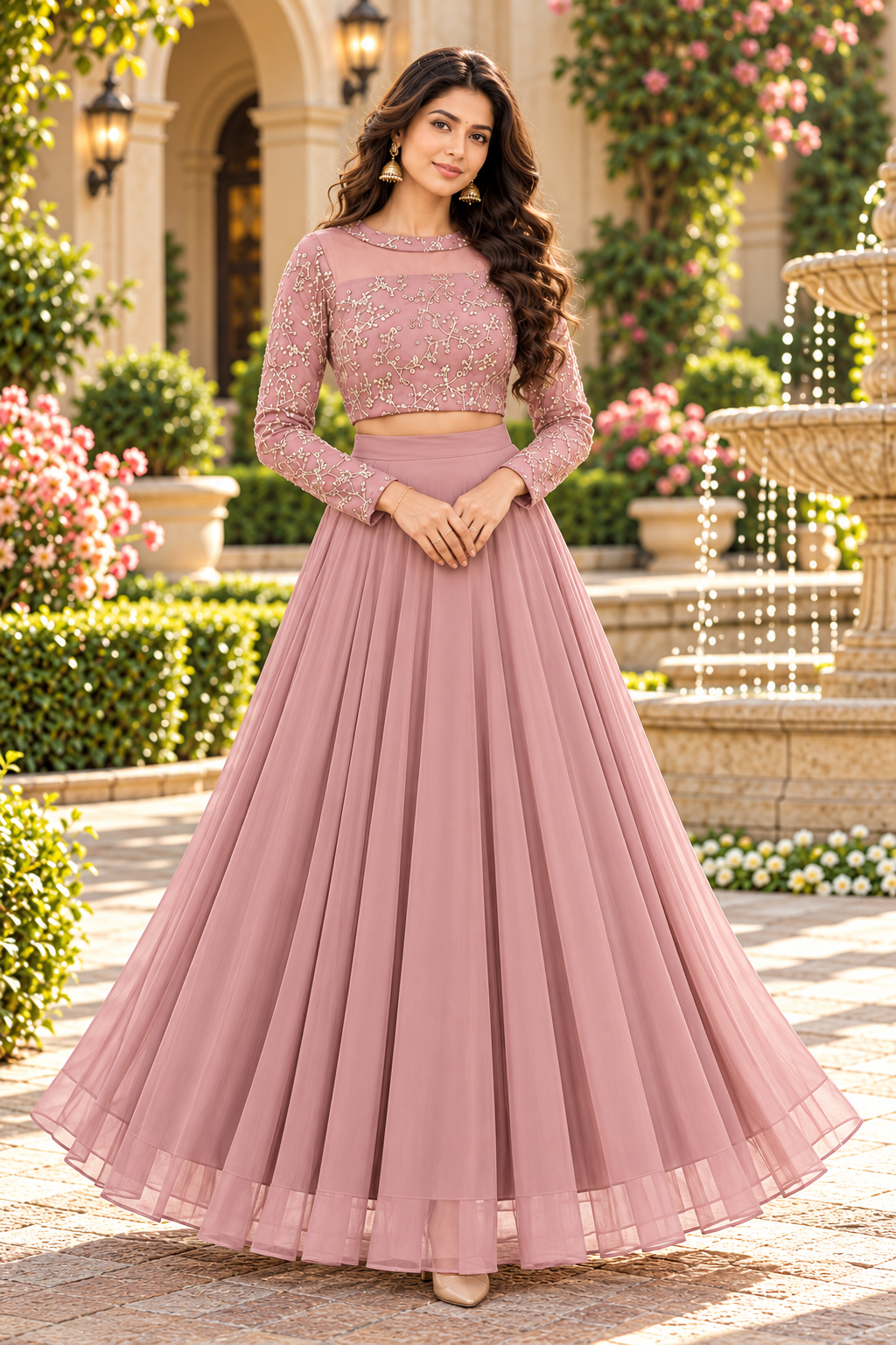 ISHIKA DYSTPINK ANARKALI SUIT