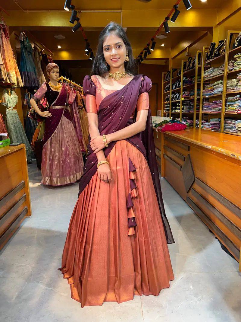 Indriya Wine Lehenga