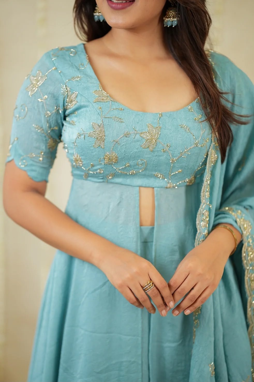 ATHIYA BLUE ANARKALI
