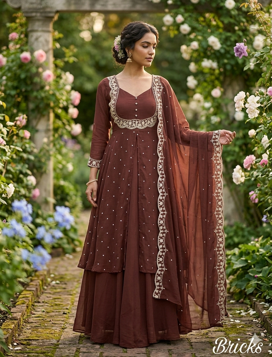 Vedhika Brick Suit