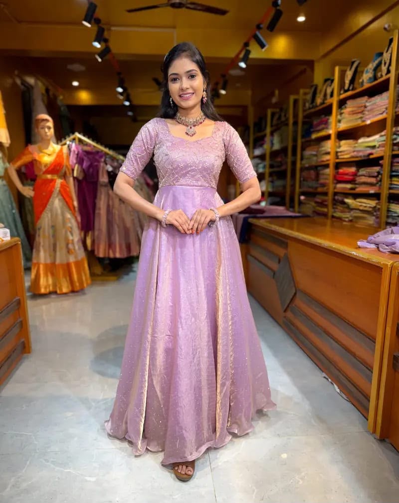 MANIKA LAVENDER ANARKALI
