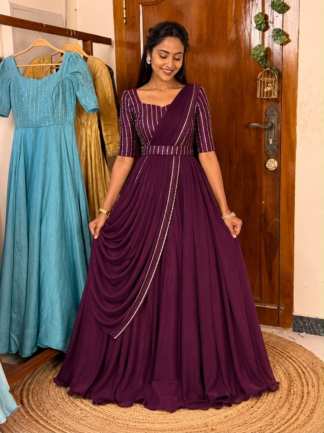 MANIKA WINE ANARKALI