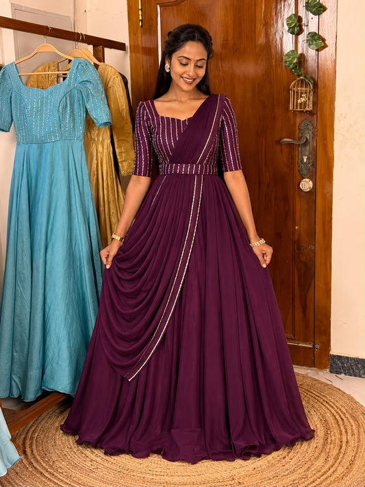 MANIKA WINE ANARKALI