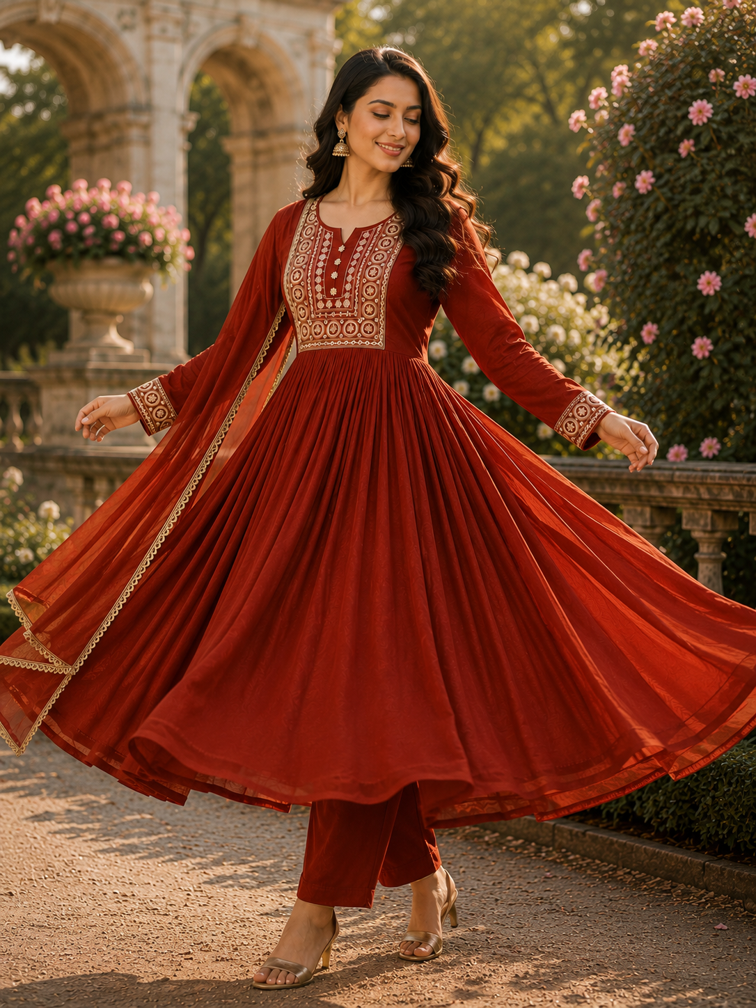 MEHRAB BROWN SUIT SETS