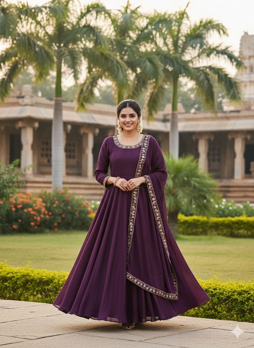 Radhika Silk Anarkali 💕