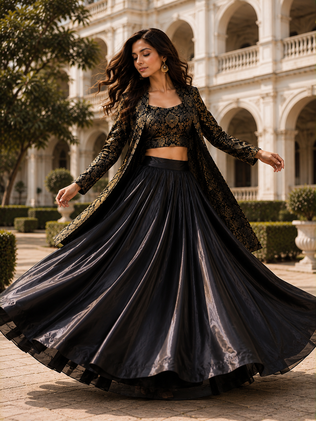 SHABNAM LEHENGA INDOWASTERN