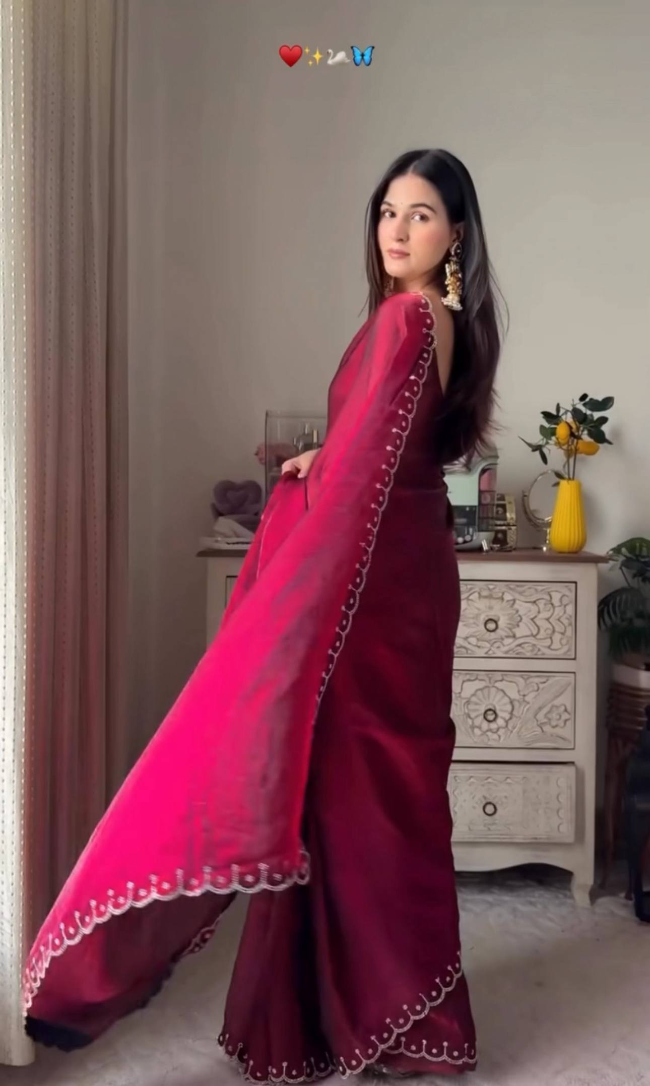 Maharani Zarkan saree