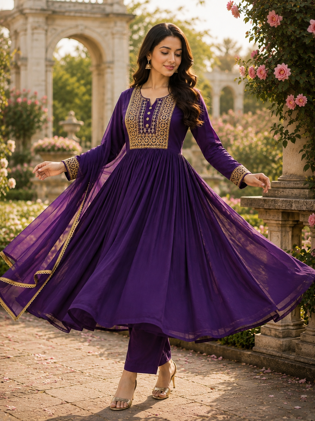 MEHRAB PURPLE SUIT SETS