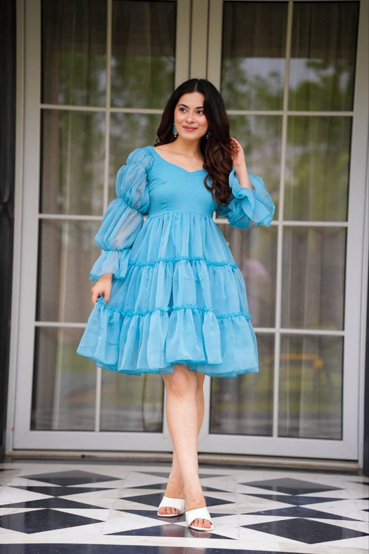 Blue Bell Mini Dress