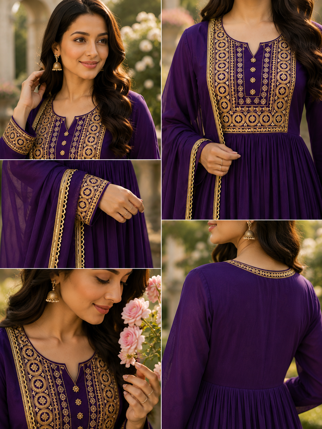MEHRAB PURPLE SUIT SETS