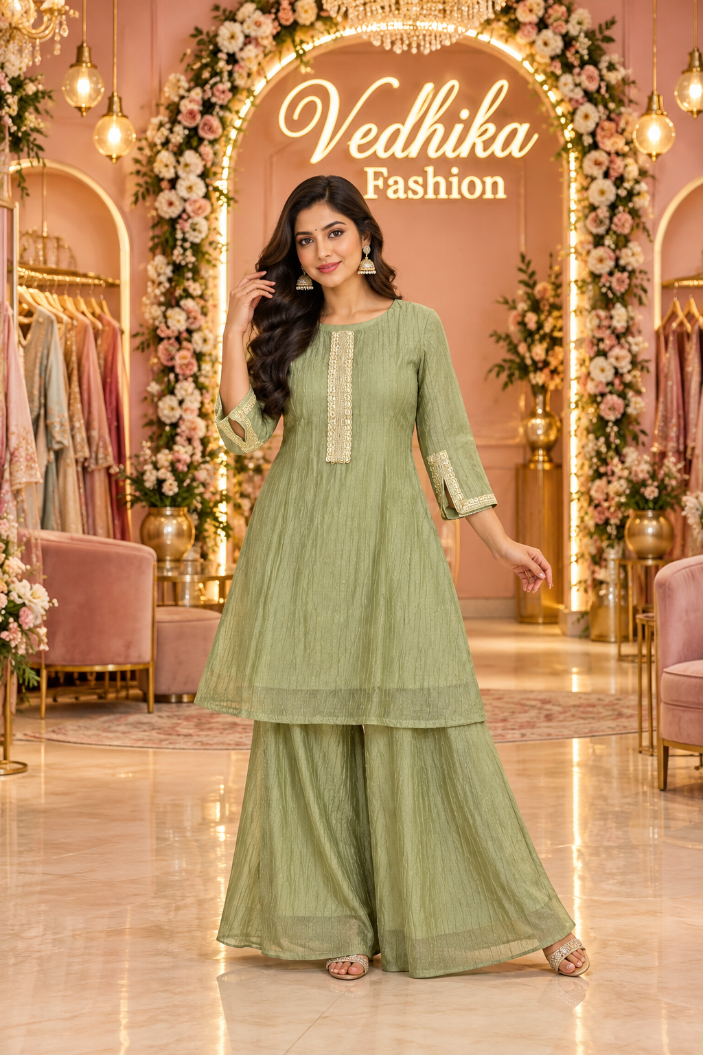 Zaira Mint Indowestern