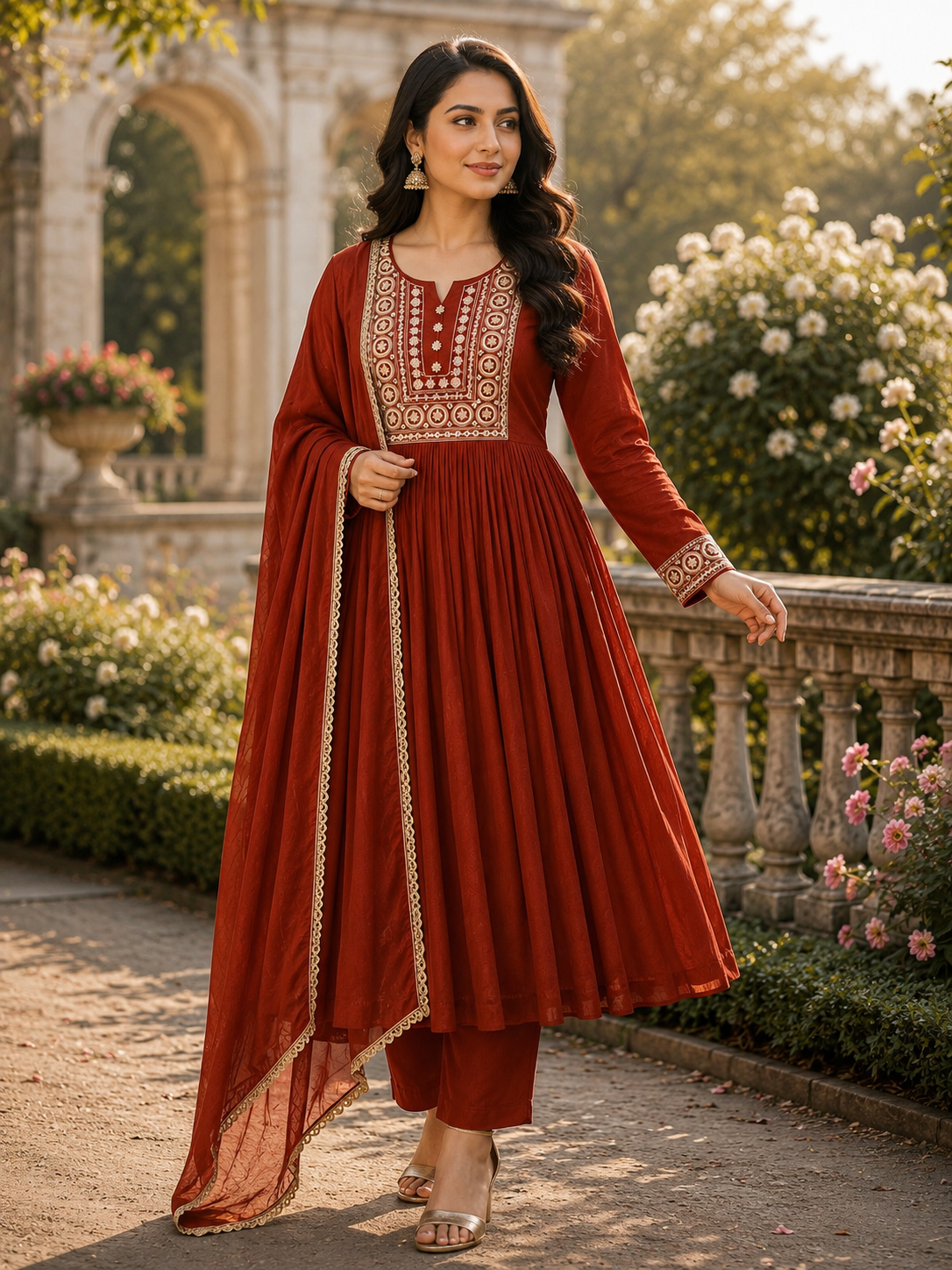 MEHRAB BROWN SUIT SETS