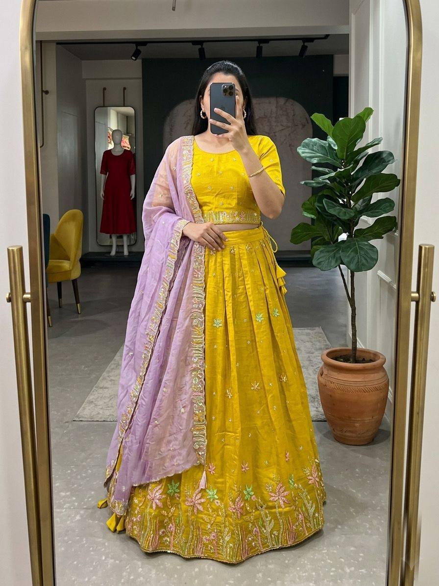 MISHKA YELLOW LEHENGA