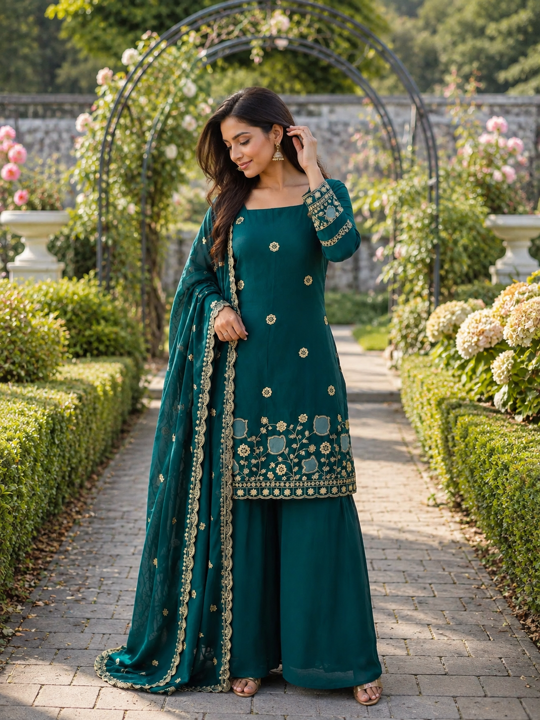 TEAL LOTUS SHARARA