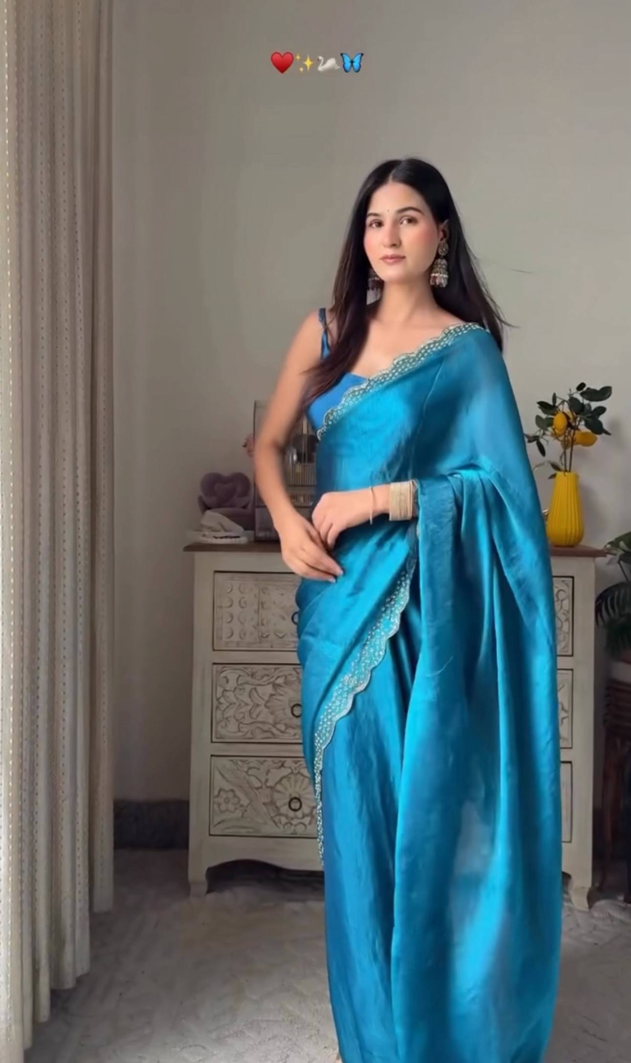 Neel Zarkan Saree