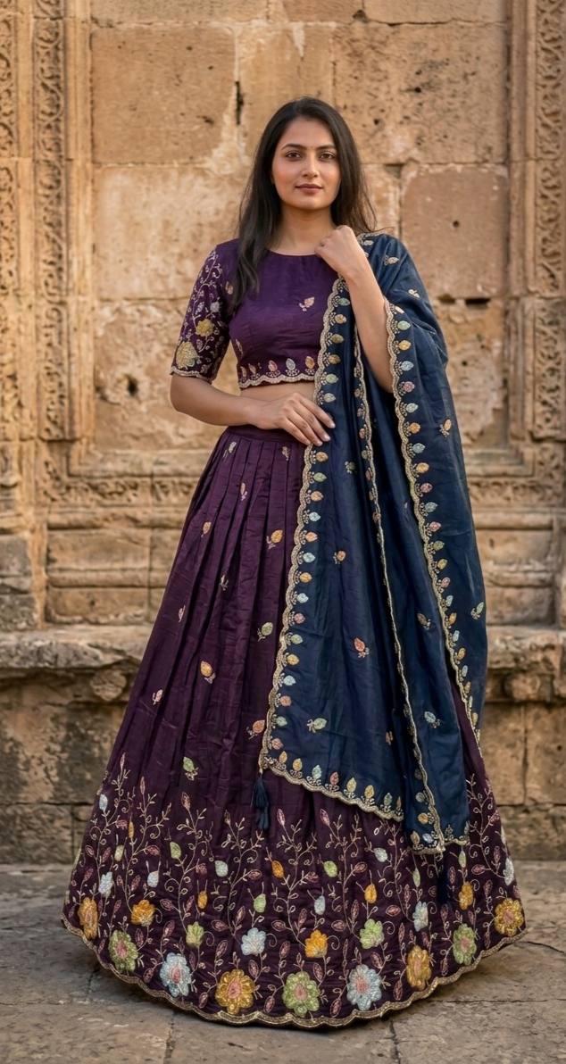 ANANYA WINE LEHENGA
