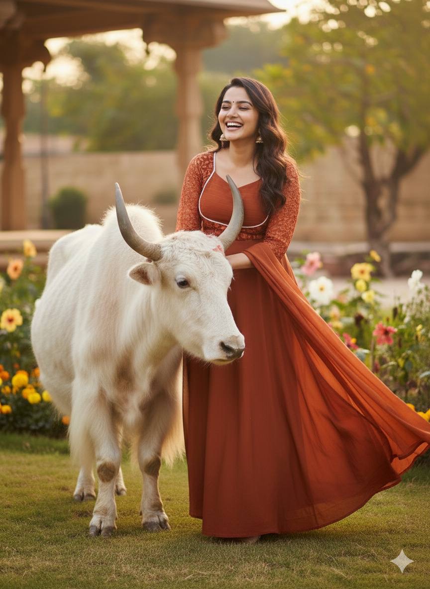 DEVSENA RUST ANARKALI SUIT