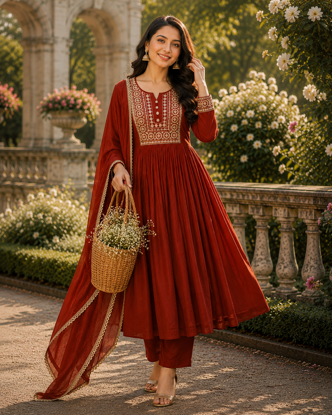 MEHRAB BROWN SUIT SETS