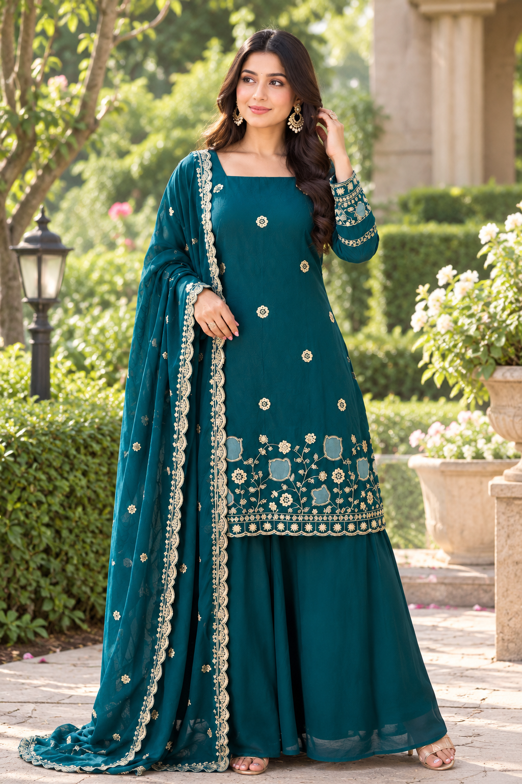 TEAL LOTUS SHARARA