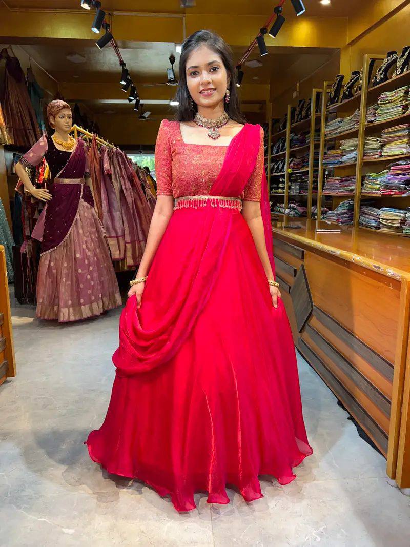 Red Kumkum lehenga