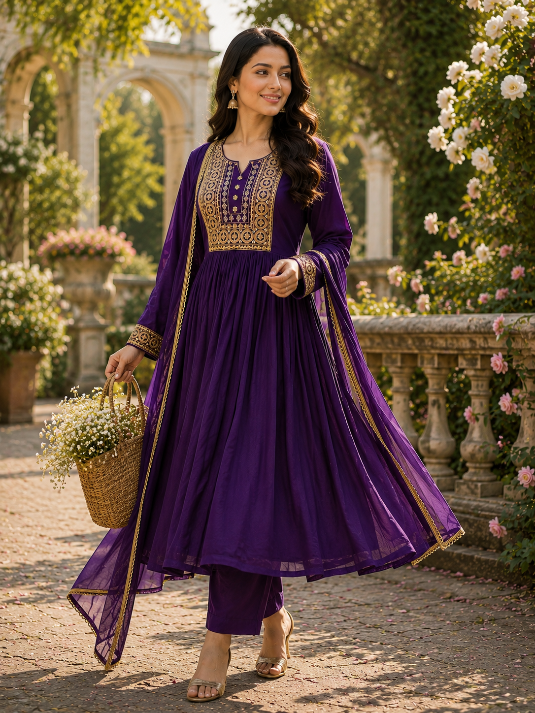 MEHRAB PURPLE SUIT SETS