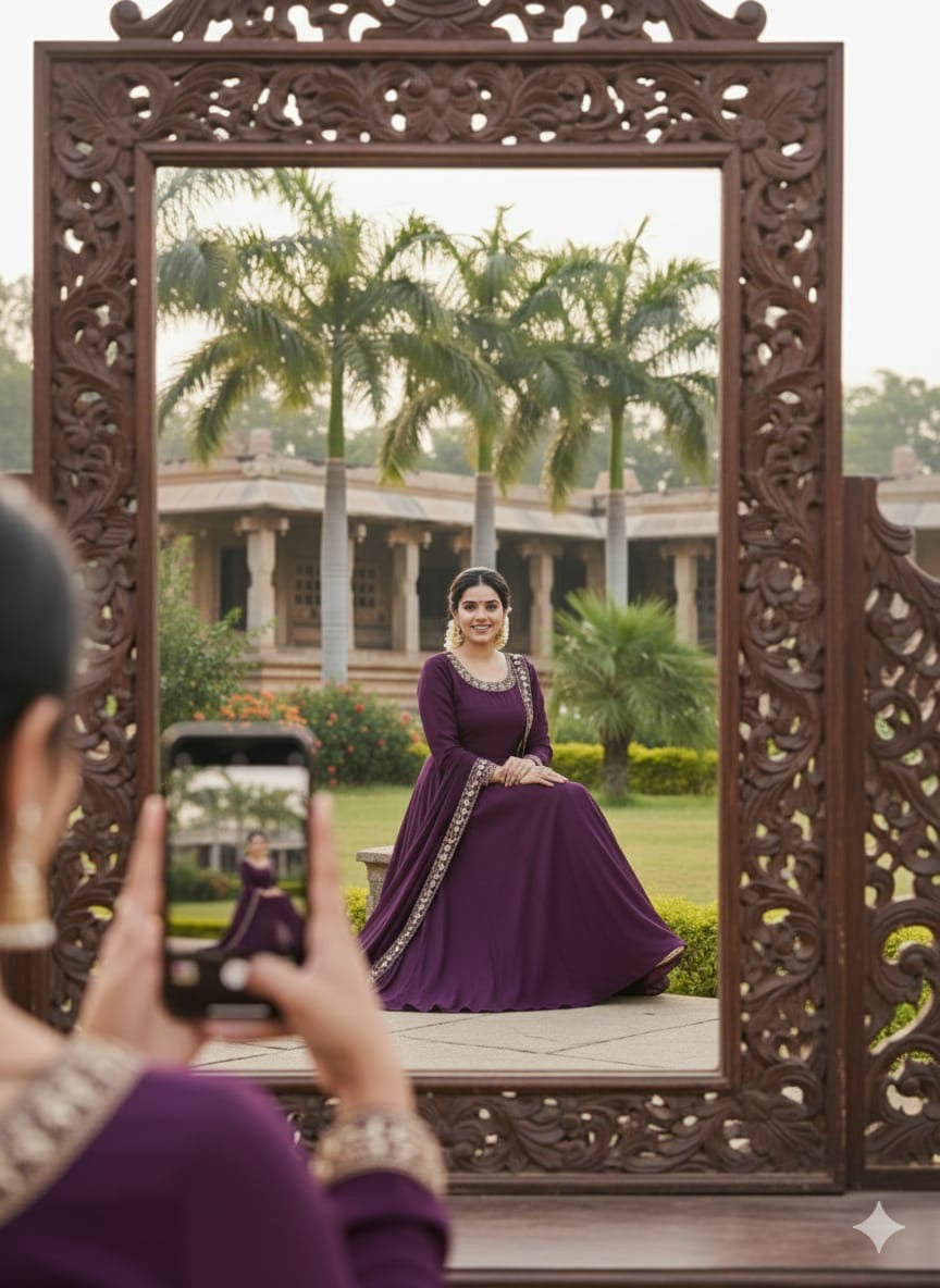 Radhika Silk Anarkali 💕