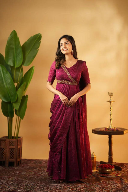 MEENAKARI ANARKALI SUIT