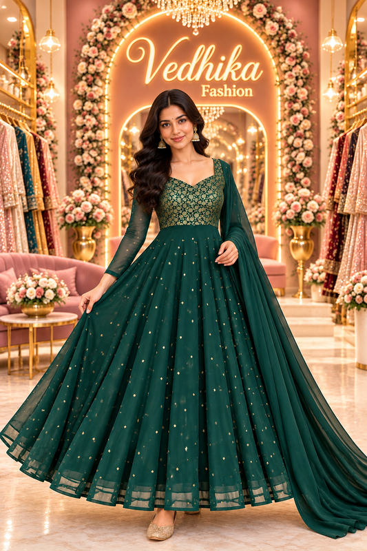 PAKHI GREEN ANARKALI SUIT