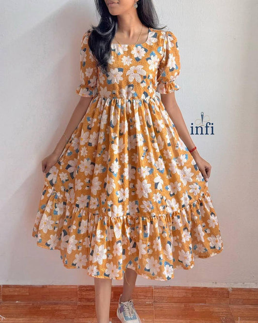 WHITE SUNFLOWER - Vedhika Fashion