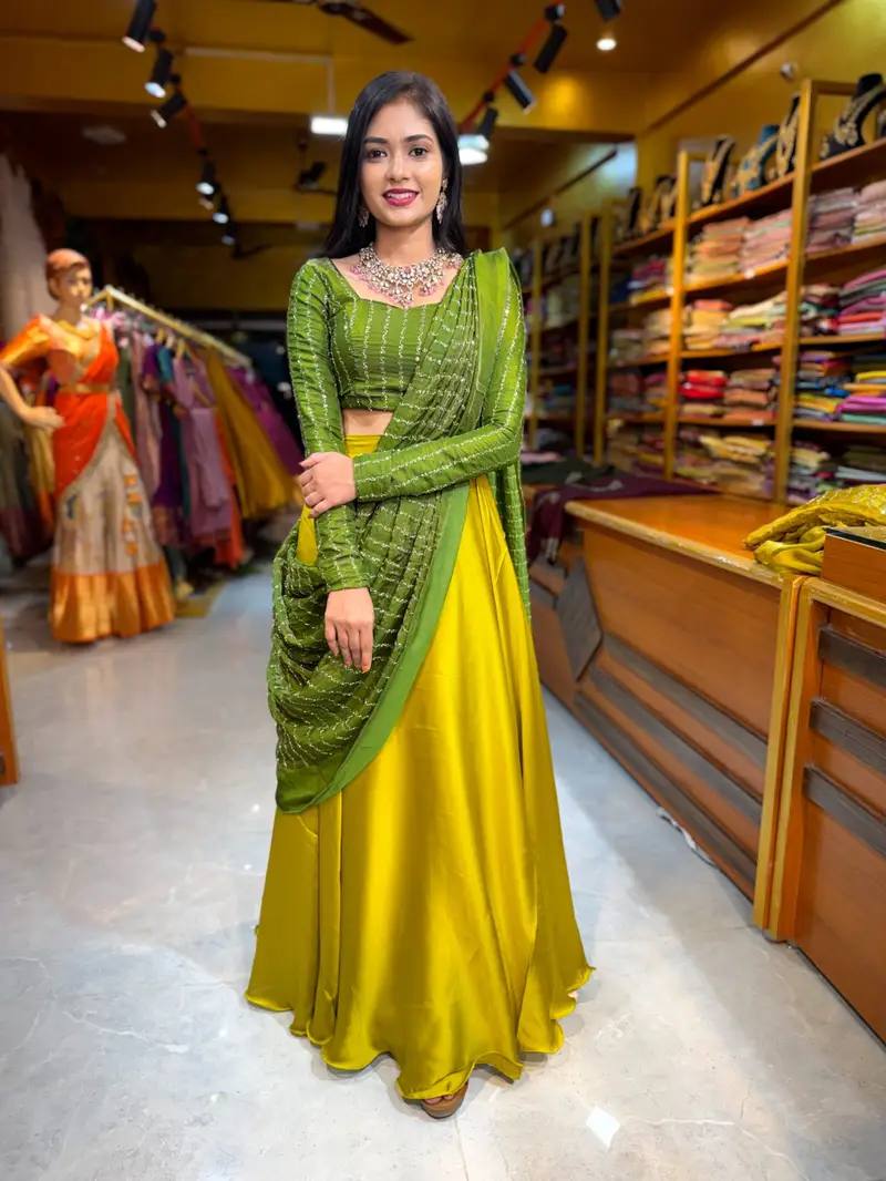 Saundarya Green Lehenga