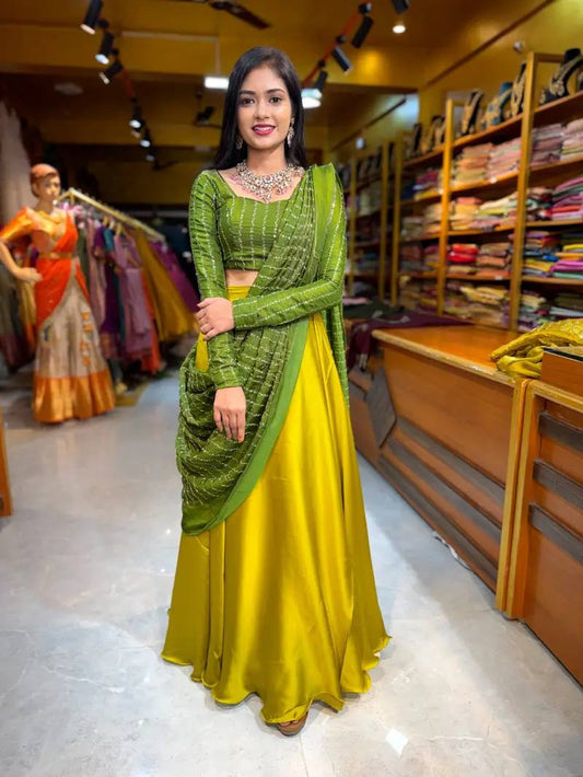 Saundarya Green Lehenga