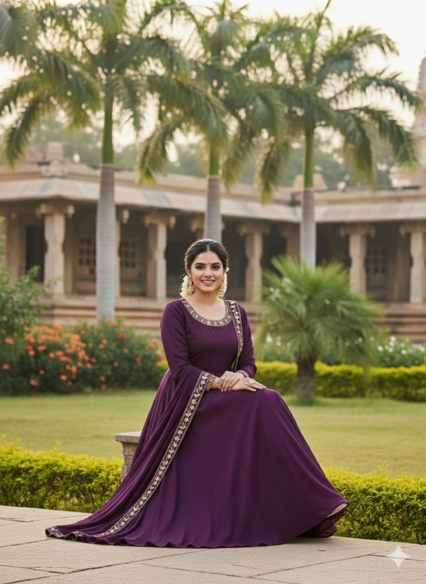 Radhika Silk Anarkali 💕