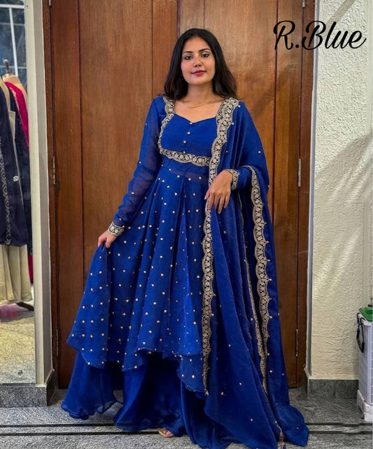 Vedhika Blue suit