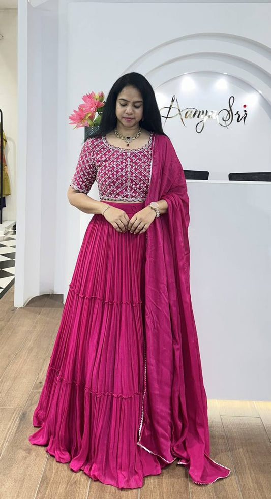 SHREE-PINK LEHENGA