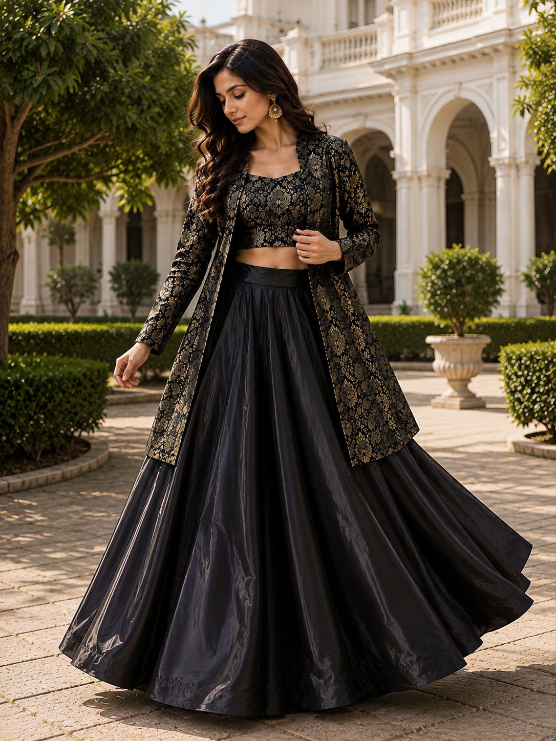 SHABNAM LEHENGA INDOWASTERN