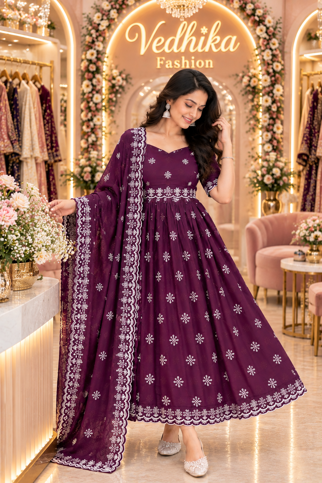 MUGGU WINE ANARKALI