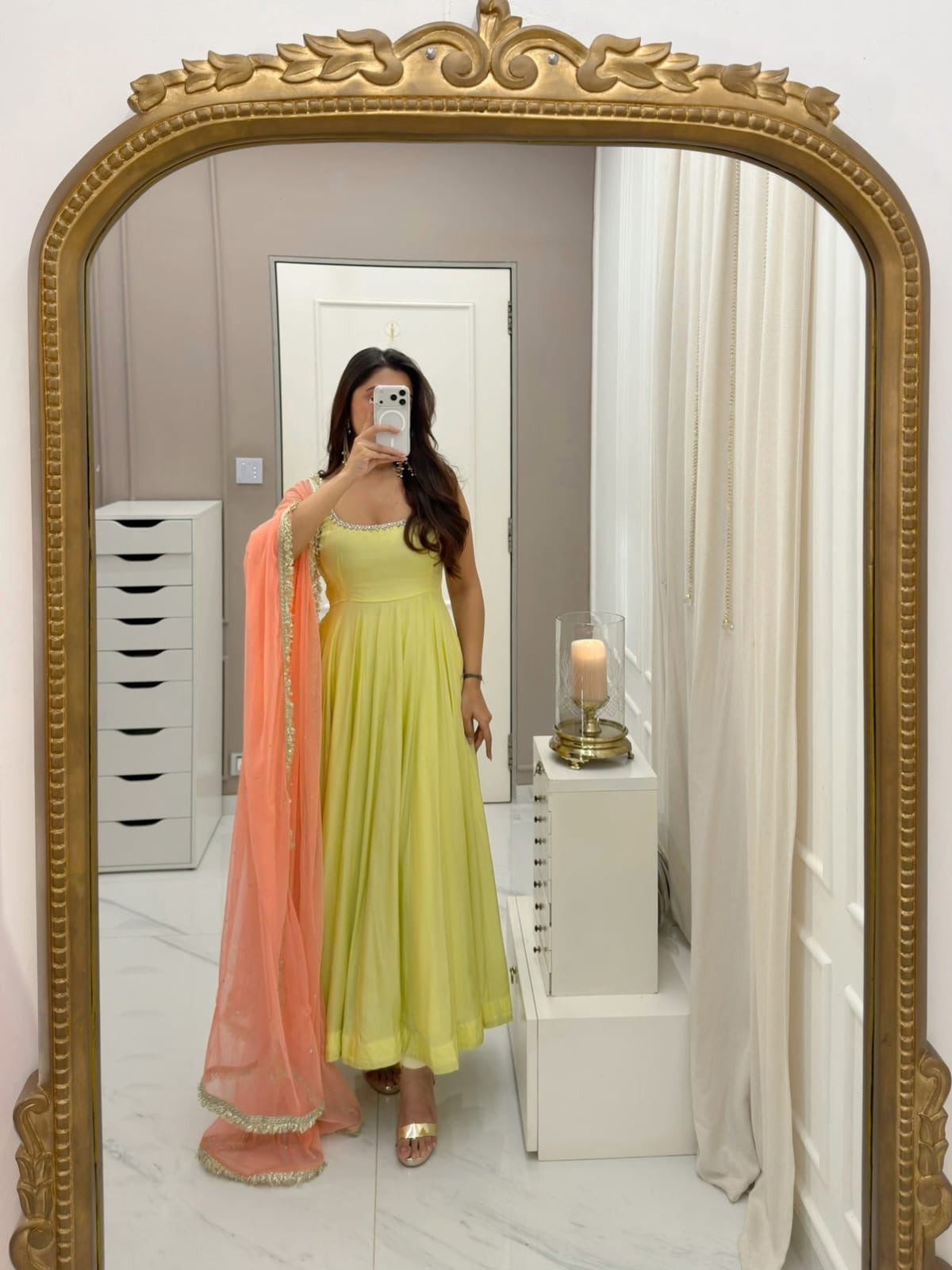 Mani Anarkali Suit Set
