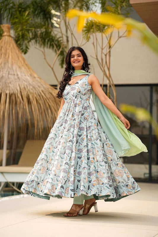FABLE LEAF SUIT - Vedhika Fashion