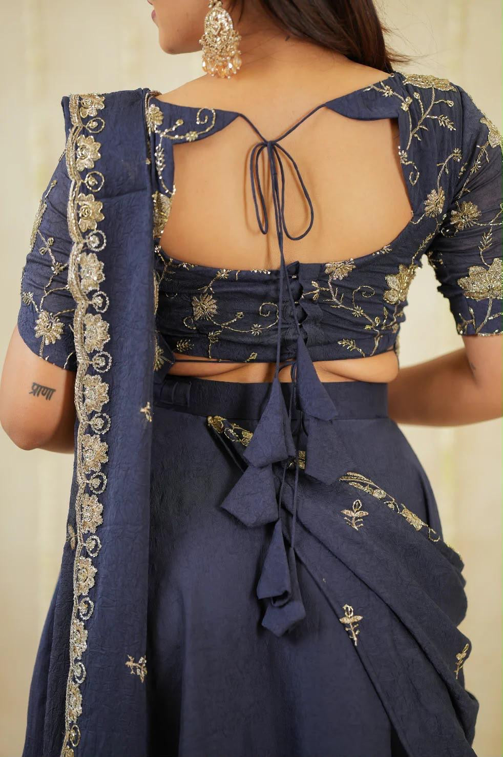 Twilight Blue Lehenga