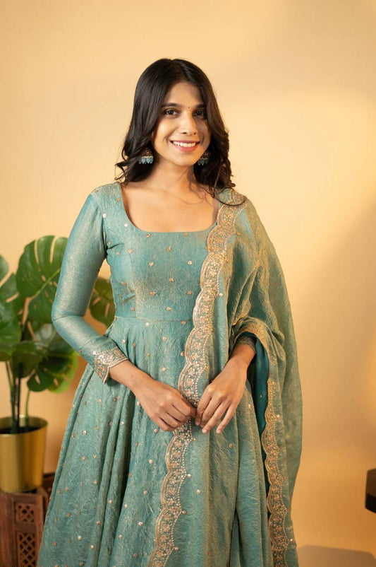 TRISHA BLUE - Vedhika Fashion
