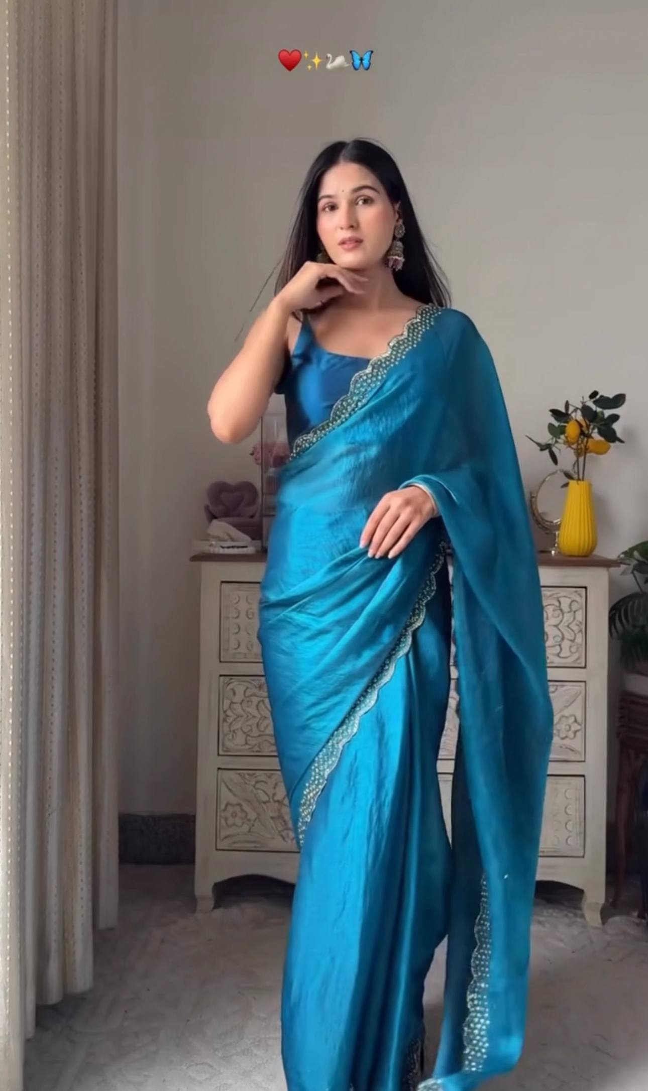 Neel Zarkan Saree