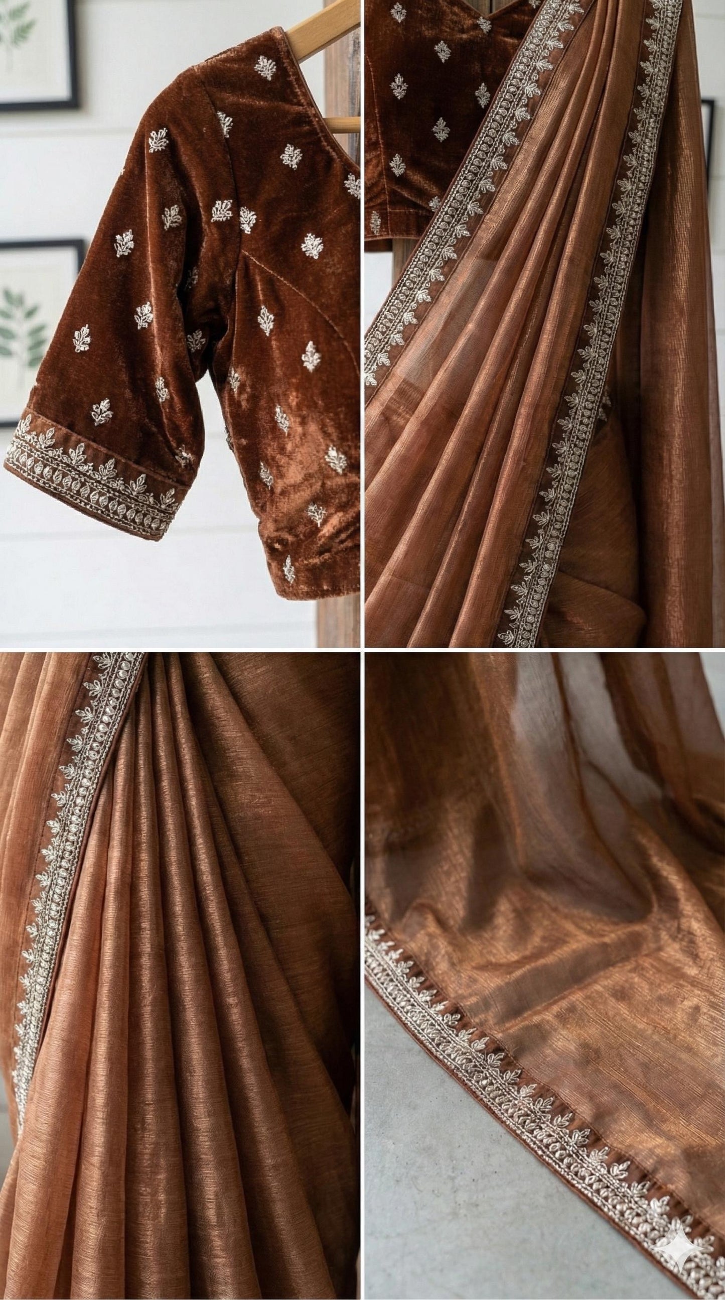 Caramel Shine Saree