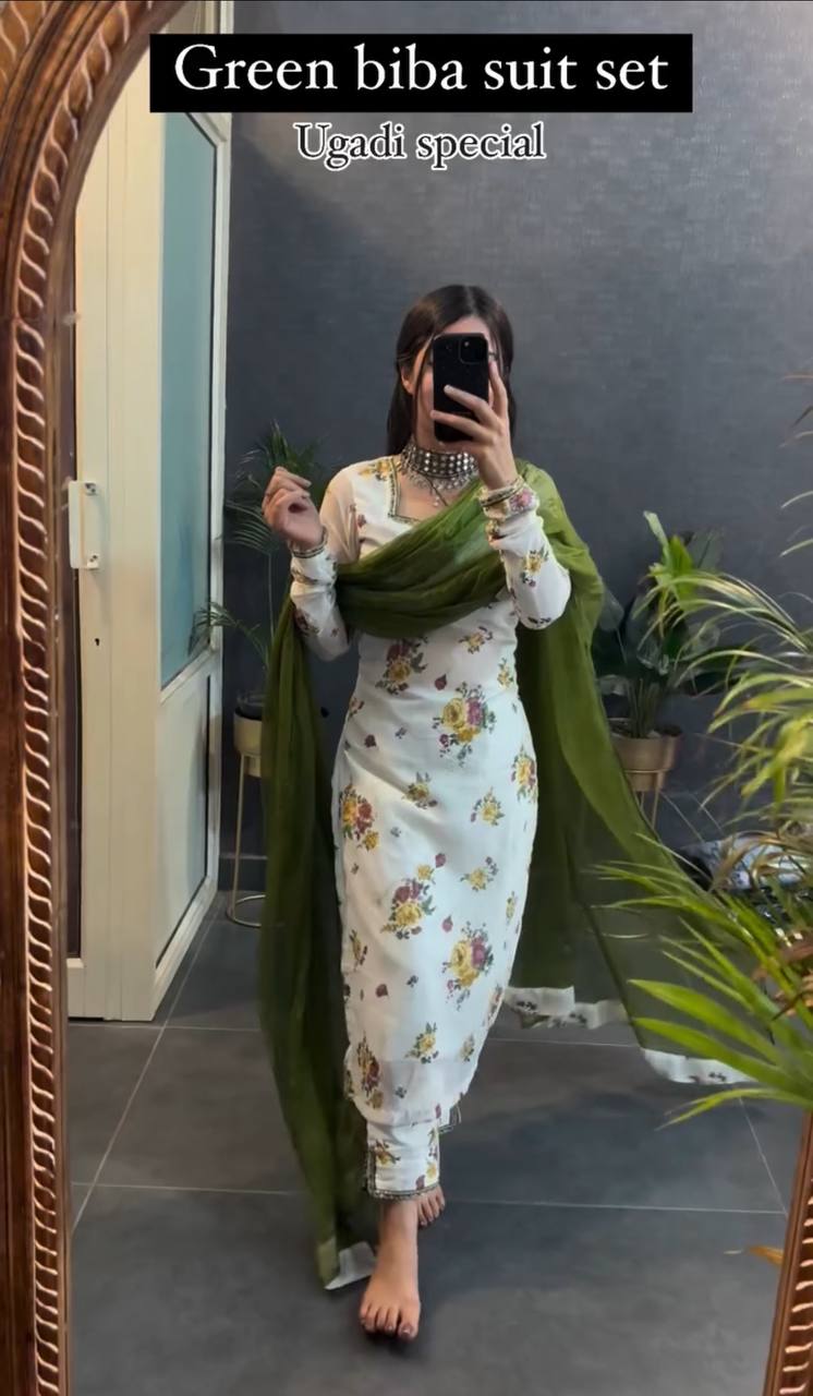 Green Biba suit