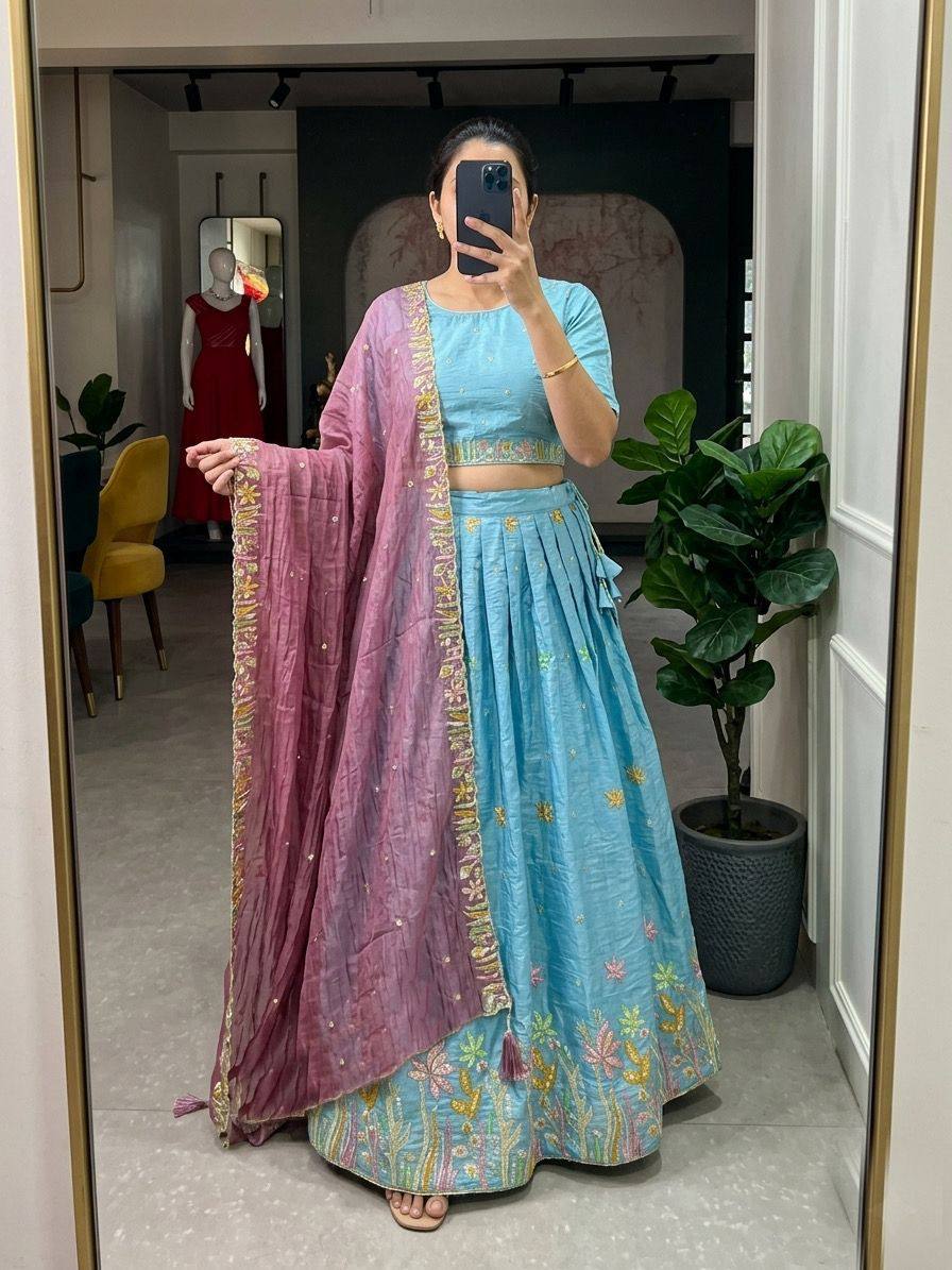 MISHKA BLUE LEHENGA